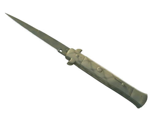 ★ Stiletto Knife | Safari Mesh (Battle-Scarred)