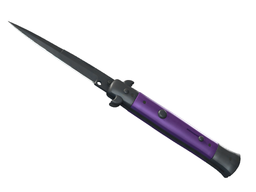 ★ Stiletto Knife | Ultraviolet (Battle-Scarred)