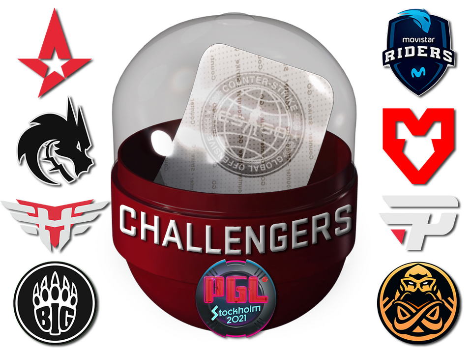 Stockholm 2021 Challengers Sticker Capsule