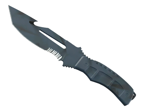 ★ Survival Knife | Night Stripe (Battle-Scarred)