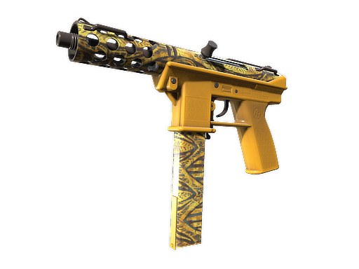 Tec-9 | Banana Leaf (Battle-Scarred)