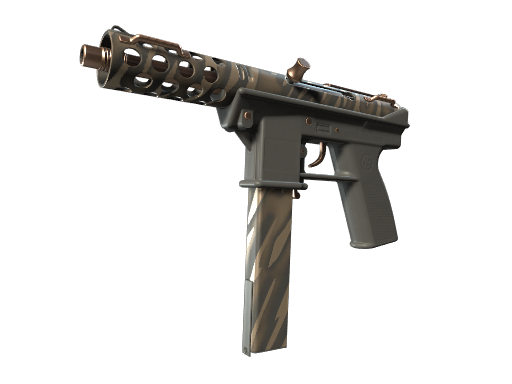 Tec-9 | Tiger Stencil (Battle-Scarred)